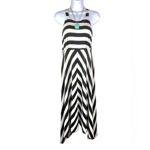 I.N.C. International Concepts stripped maxi halter dress